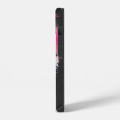 Buitenaardse Ontvoering Kat Vliegende Schotel Grap iPhone Hoesje (Linkerkant)