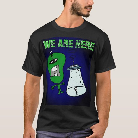 buitenaardse ontvoering t-shirt (Voorkant)