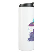 buitenaardse ontvoering thermosbeker (Gedraaid links)