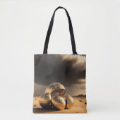 Buitenaardse overblijfselen in de woestijn tote bag (Voorkant)