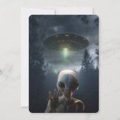 buitenaardse paranormale activiteit partij kaart (Achterkant)