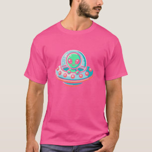 Buitenaardse Paranormale UFO-schotel - Ruimteschip T-shirt