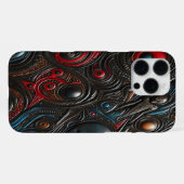 Buitenaardse patronen onthullen kosmische geheimen iPhone hoesje (Achterkant horizontaal)
