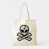 Buitenaardse Piraat Tote Bag (Achterkant)