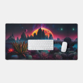 Buitenaardse planeet setting Moon Bureaumat (Keyboard & Muis)