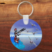 Buitenaardse planeet sleutelhanger (Voorkant)
