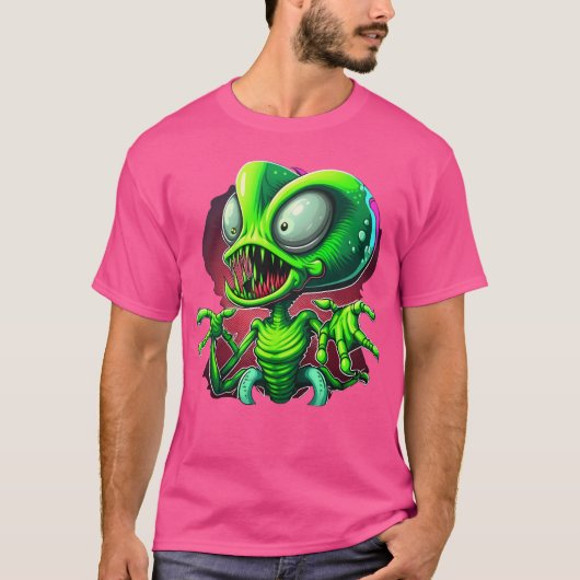 Buitenaardse planeet van Mars T-shirt (Voorkant)