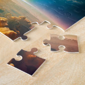 Buitenaardse regenboog kosmische magie in het univ legpuzzel (Zijkant)