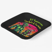 Buitenaardse Romance in de kosmische lucht Papieren Bordje (Gebogen)