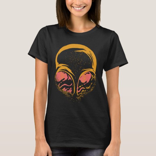 buitenaardse ruimte aliens ufo t-shirt (Voorkant)