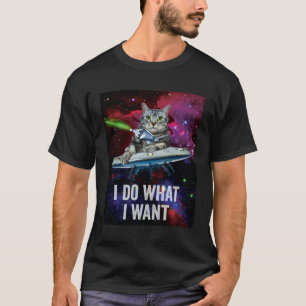Buitenaardse Ruimtekat UFO T-shirt