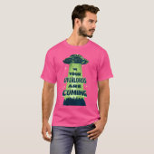 Buitenaardse ruimteschip indringers t-shirt (Voorkant volledig)