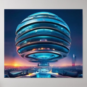 Buitenaardse Ruimteschip Wandkunst & Decor Posters