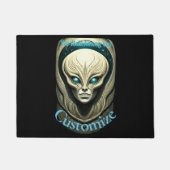 Buitenaardse schedel Hoofd Thunder_Cove Deurmat (Voorkant)