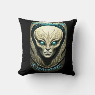 Buitenaardse schedel Hoofd Thunder_Cove Kussen