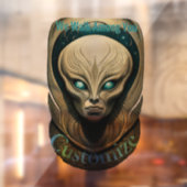 Buitenaardse schedel Hoofd Thunder_Cove Raamsticker (Vel 2)