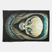 Buitenaardse schedel Hoofd Thunder_Cove Theedoek (Horizontaal)