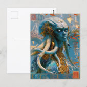 Buitenaardse Schoonheid - Octavia Briefkaart (Voorkant / Achterkant)