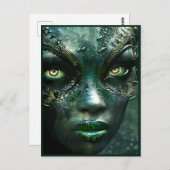 Buitenaardse schoonheid van de moerasplaneet Sirru Briefkaart (Voorkant / Achterkant)