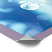 Buitenaardse schoonheid van de waterplaneet poster (Hoek)