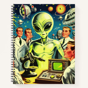  buitenaardse sciencefictionstrips notitieboek