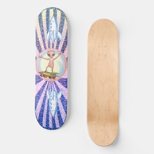 buitenaardse skateboard (Voorkant)
