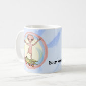 Buitenaardse Skater Koffiemok (Voorkant links)