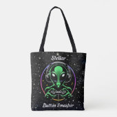 Buitenaardse Spelen Videospelletjes | Stellar Game Tote Bag (Achterkant)