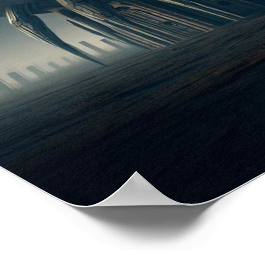 Buitenaardse structuur poster (Hoek)