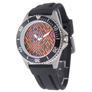 Buitenaardse Tech Sci-Fi Uniek Handgetekend Patroo Horloge