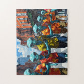 Buitenaardse toeristen puzzel - UFO Selfie Jigsaw Legpuzzel (Verticaal)