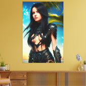 Buitenaardse Tropische Vakantie 069 Canvas Afdruk (Insitu (Woonkamer))