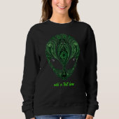 Buitenaardse UFO Alien Sweatshirt (Voorkant)