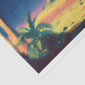 Buitenaardse UFO Egyptische Piramides Decoupage Tissuepapier (Detail)