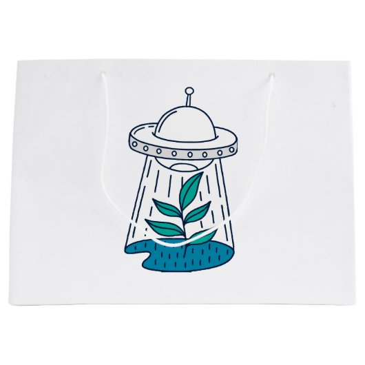 Buitenaardse UFO Groot Cadeauzakje (Voorkant)