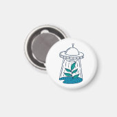 Buitenaardse UFO Magneet (Voorkant / Achterkant)