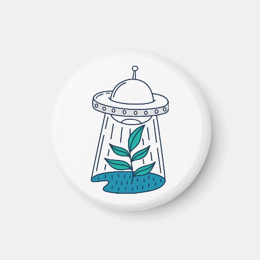 Buitenaardse UFO Magneet (Voorkant)