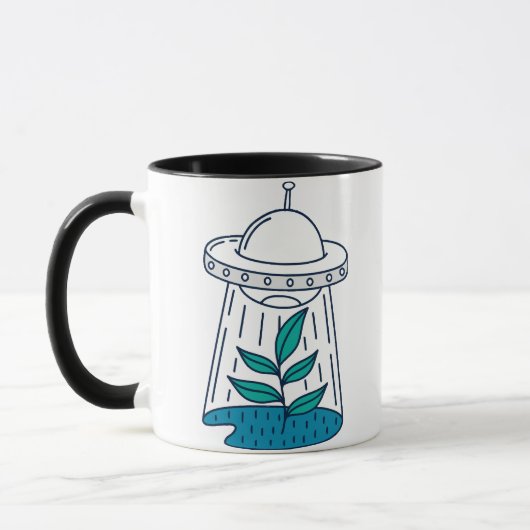 Buitenaardse UFO Mok (Links)
