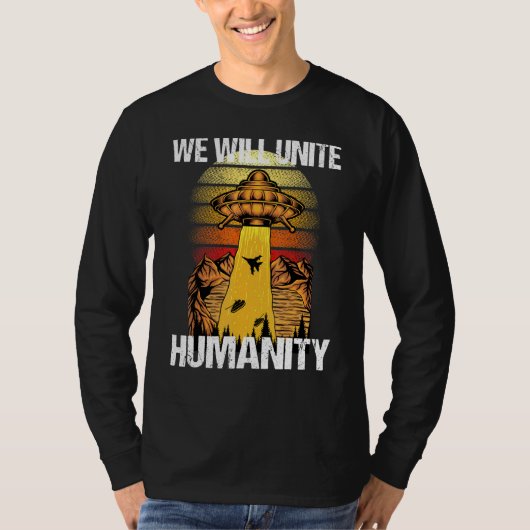 Buitenaardse ufo ontvoering t-shirt (Voorkant)