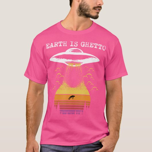 Buitenaardse ufo ontvoering t-shirt (Voorkant)
