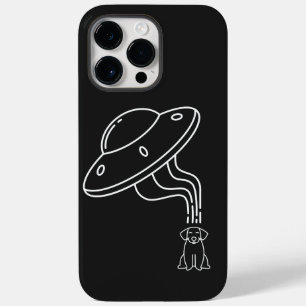 Buitenaardse UFO ontvoert een hondje Case-Mate iPhone 14 Pro Max Hoesje