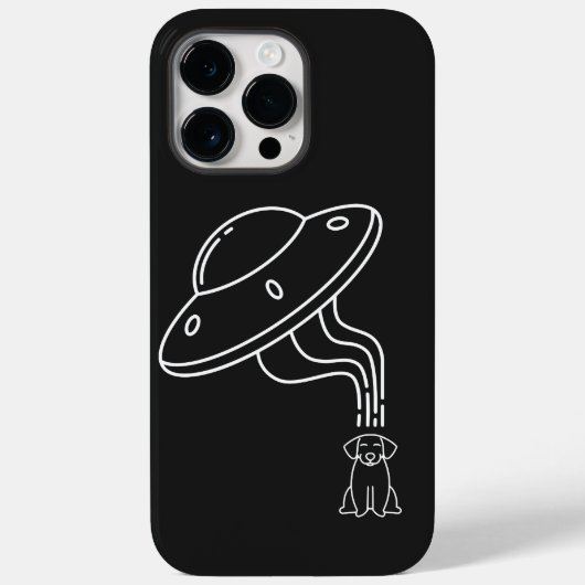 Buitenaardse UFO ontvoert een hondje Case-Mate iPhone Case (Achterkant)