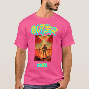 Buitenaardse UFO’s binnendringen vanuit de ruimte T-shirt