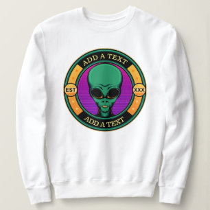 Buitenaardse UFO-sweatshirt Trui