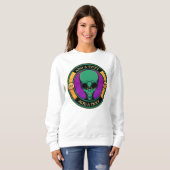 Buitenaardse UFO-sweatshirt Trui (Voorkant volledig)