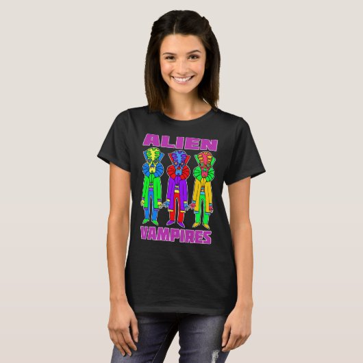 Buitenaardse Vampiers #2 T-shirt (Voorkant volledig)
