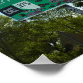 Buitenaardse verkeersborden, Rachel, Nevada Poster (Hoek)