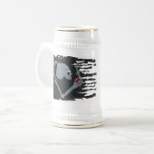 Buitenaardse vlag Tankard Bierpul (Voorkant links)