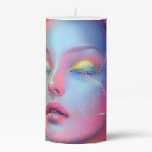 Buitenaardse vrouw met kosmisch haar