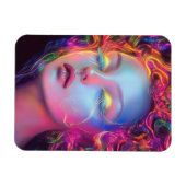 Buitenaardse vrouw met kosmisch haar magneet (Horizontaal)